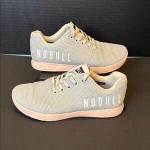 NOBULL Women's Gray and Pink Sneakers 👟